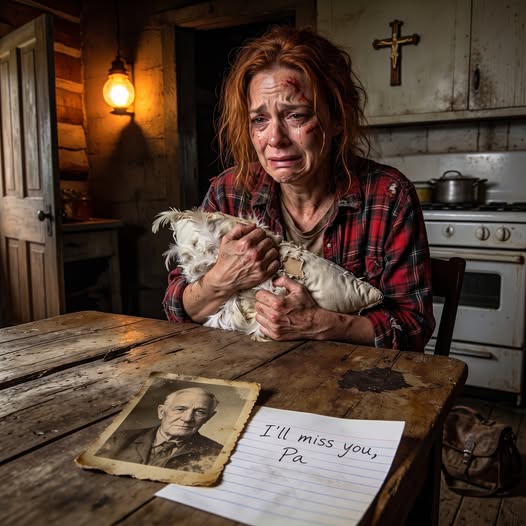 My father-in-law didn’t have a pension. I cared for him for twelve years as if he were my own father… and before he died, he left me a tattered pillow, whispering: “It’s for you, Mary.” No one in the house understood why he gave it to me… until that very night, when I felt something hard hidden inside.