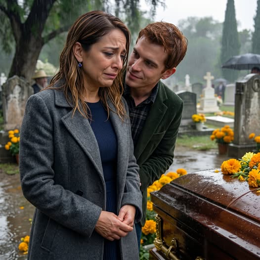 At my husband’s funeral, my son squeezed my hand. And he whispered, “You’re no longer part of this family.”